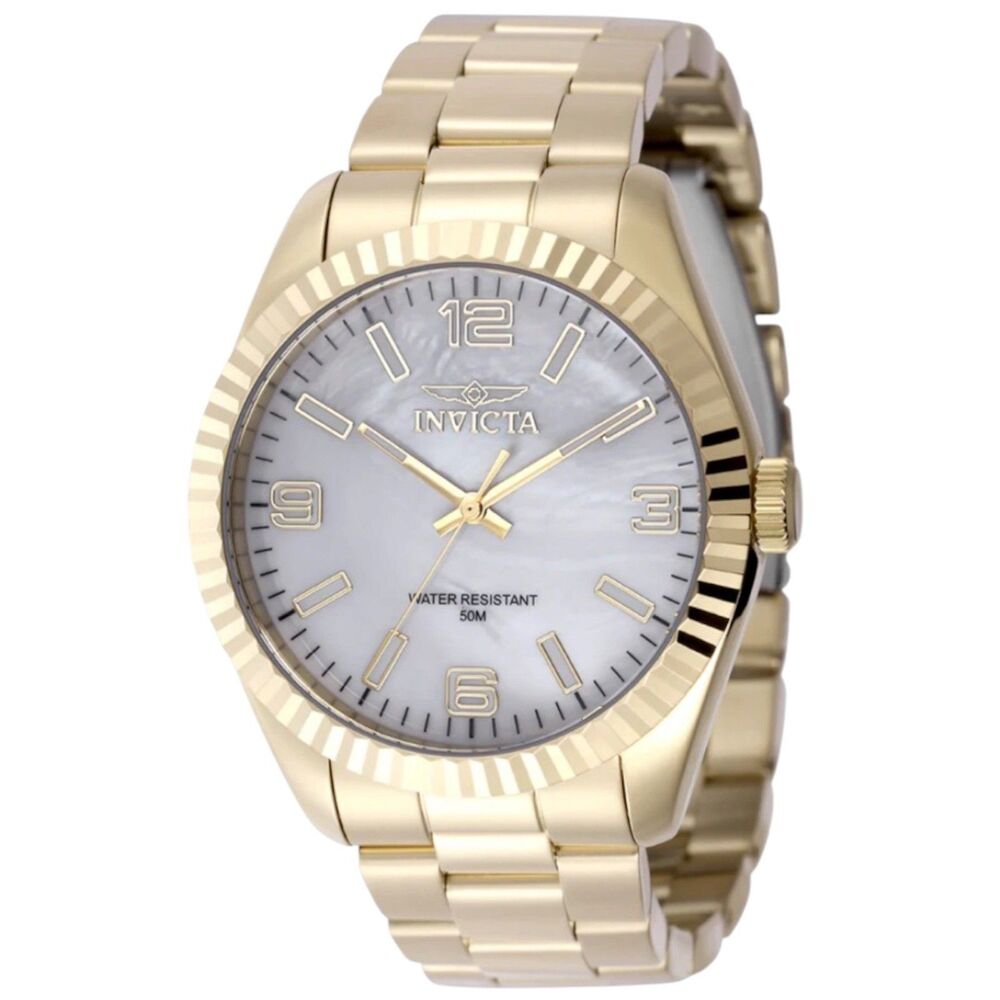Invicta Watch Men’s Specialty Westbridge 43mm Gold Mother of Pearl 50126